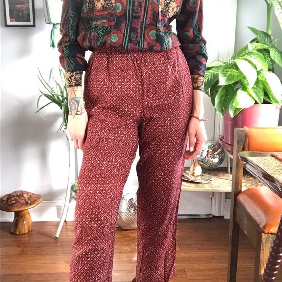Vintage Pants - SOLD! patterned pant